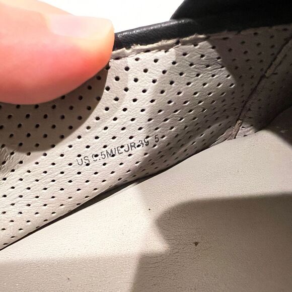 Vince Sneakers Black White Women's Size 9.5 US/39.5 EUR Preston 3 Slip-On Mesh - Picture 12 of 13